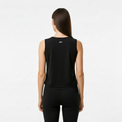 Cropped Shirt BLK/WHT - Image 2