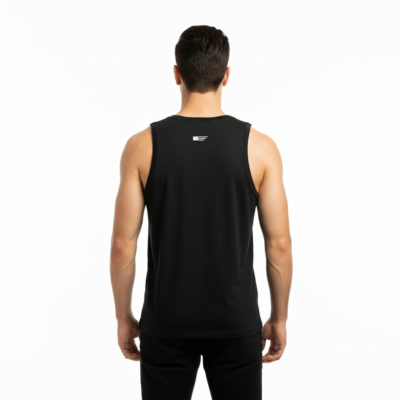 Men’s Tank Top BLK/WHT - Image 2