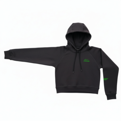Premium Short Hoodie BLK/GRN - Image 5