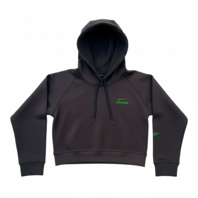 Premium Short Hoodie BLK/GRN - Image 4