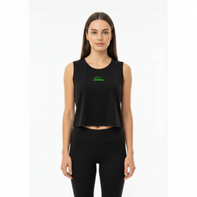 Cropped Shirt BLK/GRN