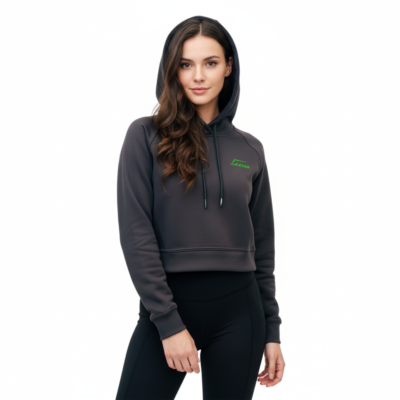 Premium Short Hoodie BLK/GRN