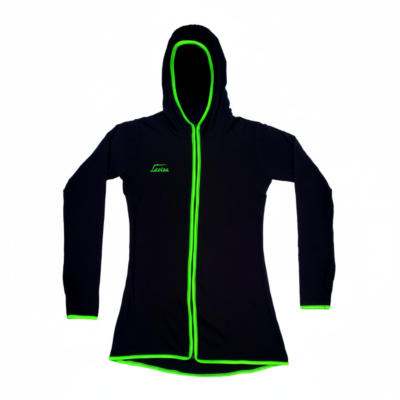 Hijab Long Shirt BLK/GRN - Image 3