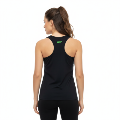Women’s Tank Top BLK/GRN - Image 2