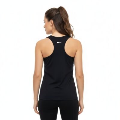Women’s Tank Top BLK/WHT - Image 2