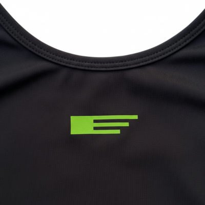 Cropped Shirt BLK/GRN - Image 3