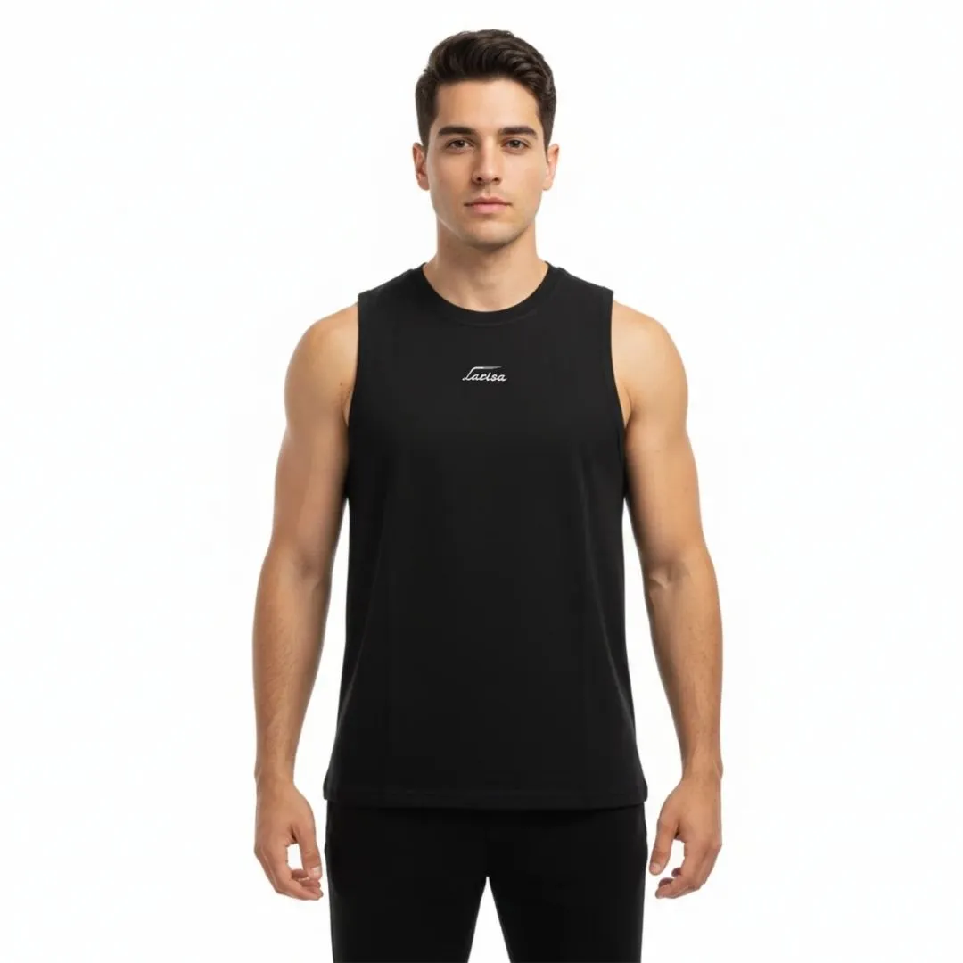 Larisa Men's Tank Top BLK/WHT