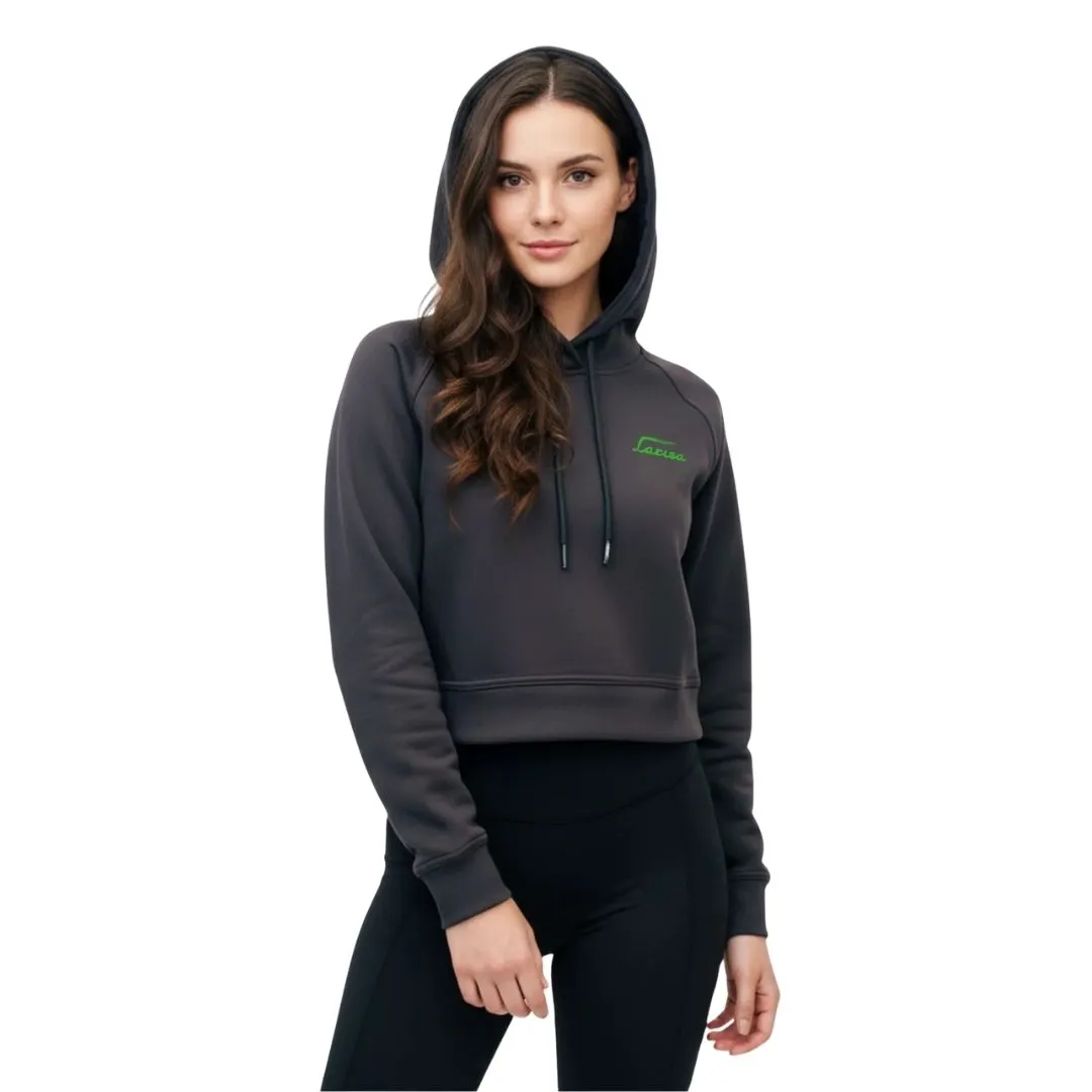 Larisa Premium Short Hoodie BLK/GRN