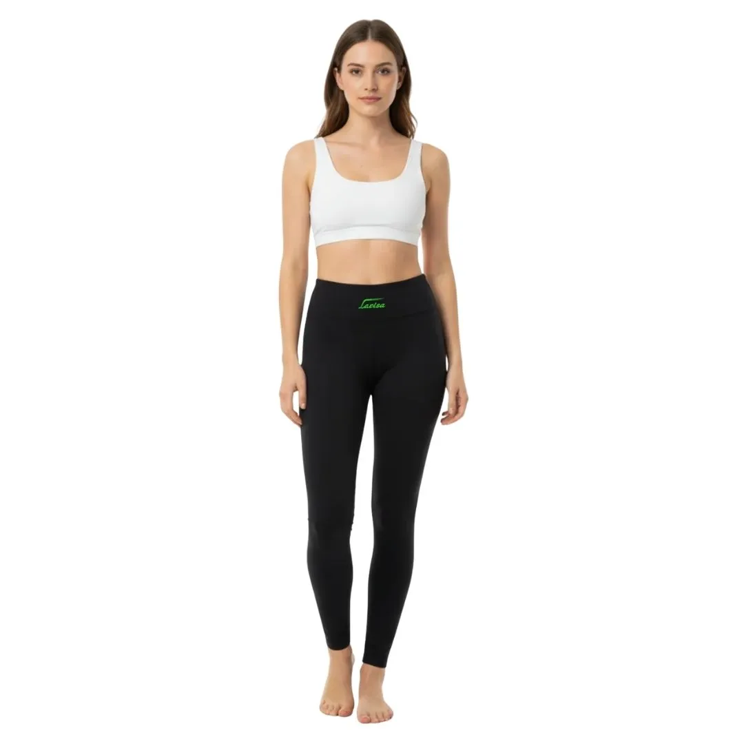 Larisa Sporty Legging BLK/GRN