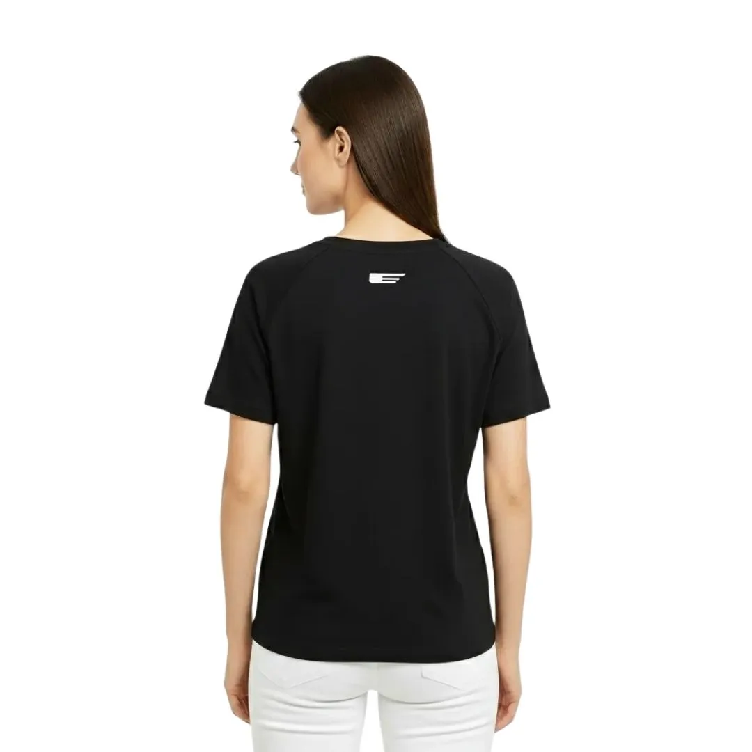 Women’s T-Shirt BLK/WHT - Image 2
